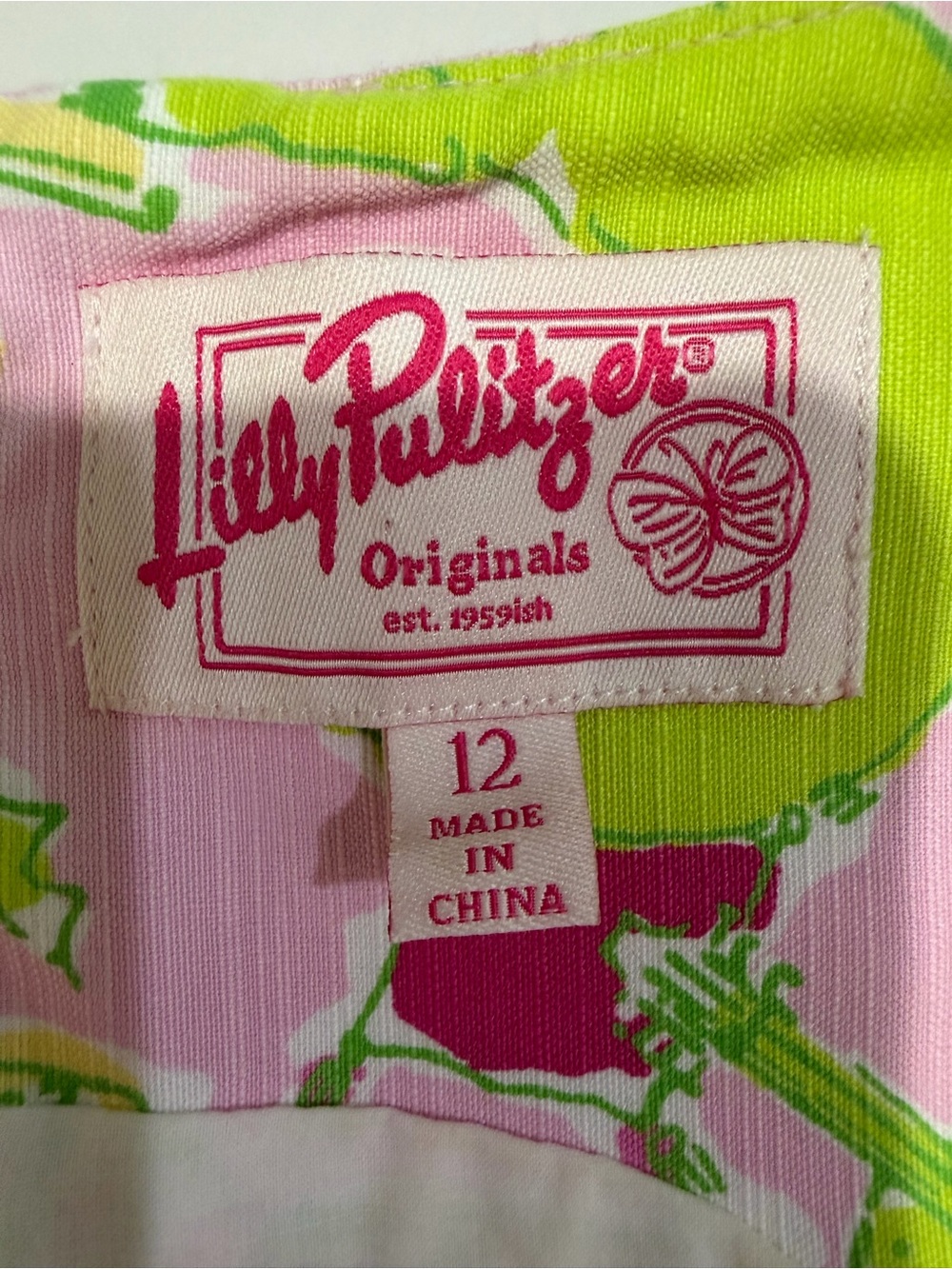 Lilly Pulitzer Vintage Rare Frisky Business Sheath Dress Size 12 Alligator π - Picture 9 of 14